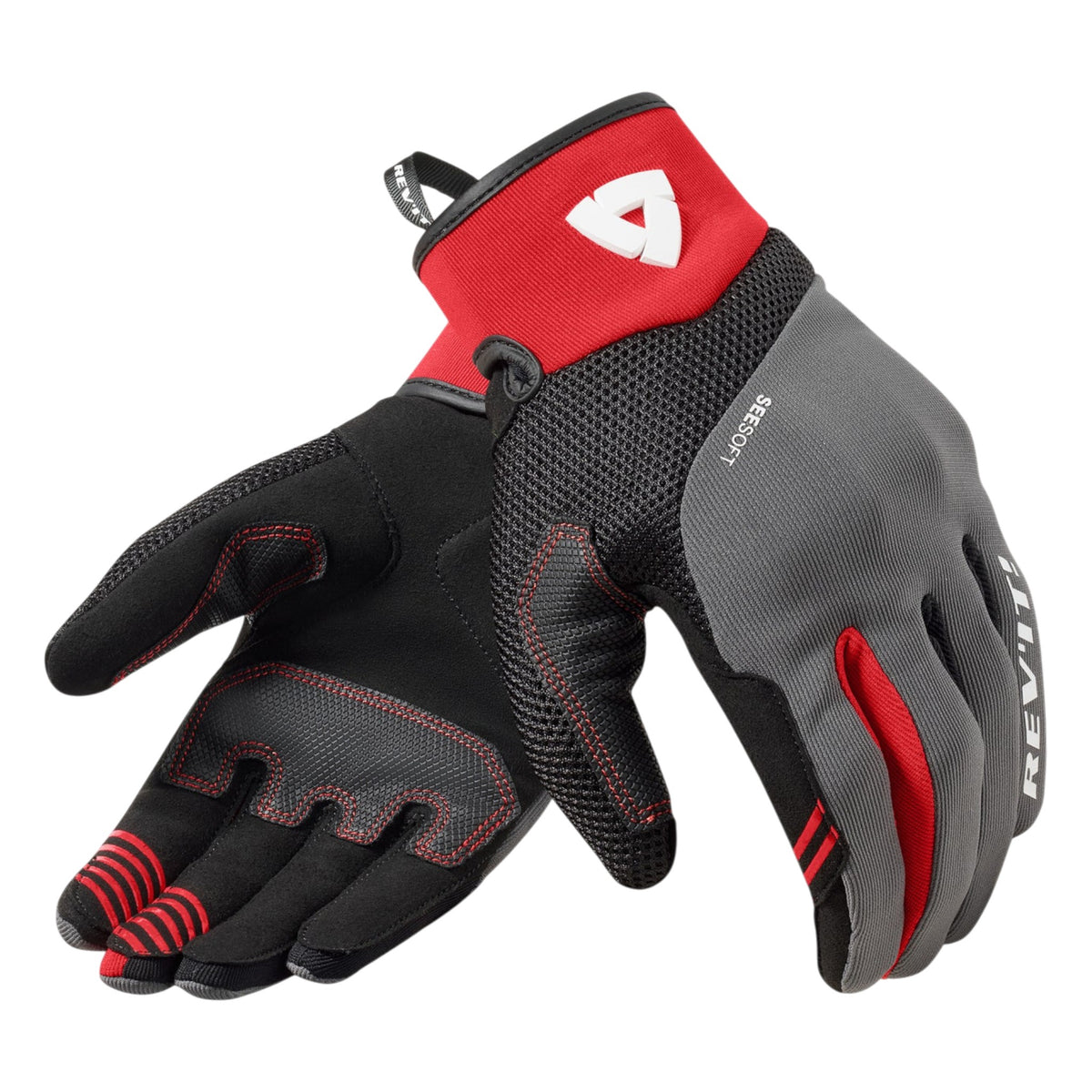 REV'IT! Endo Grey-Red Gloves