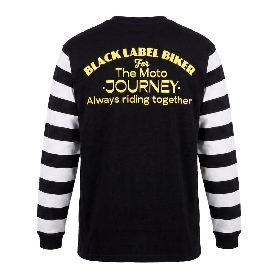 Black Label Biker The Moto Journey Long Sleeve Tee Black — vista 1