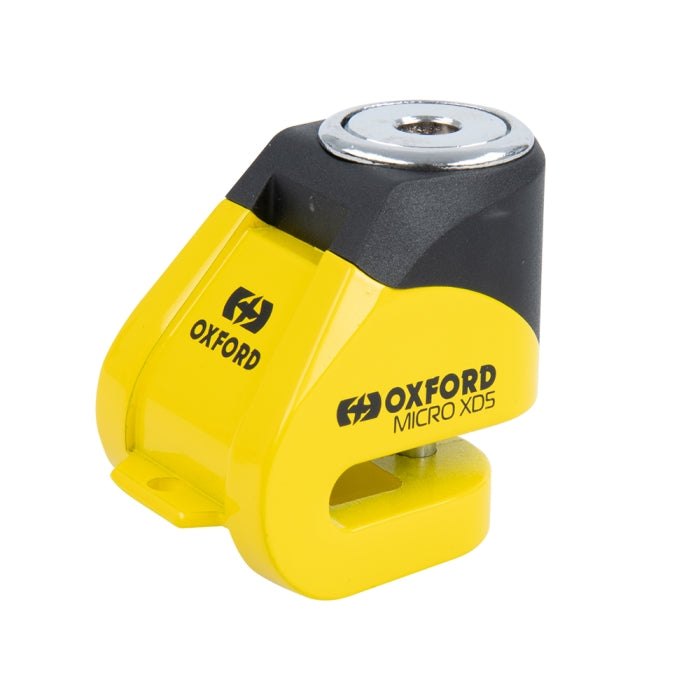 Oxford Micro XD5 Disc Lock Yellow / Black — vista 1