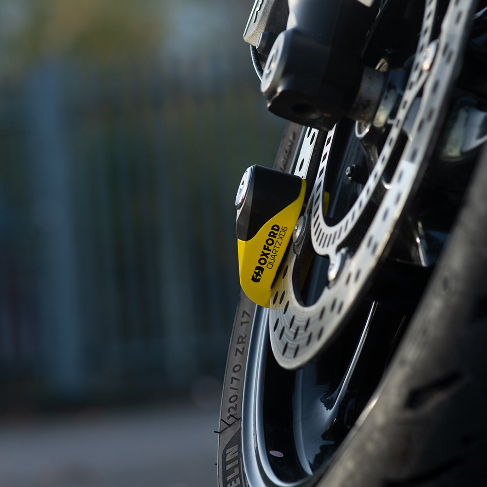 Oxford Quartz XD6 Disc Lock Yellow / Black — vista 4