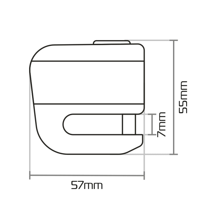 Oxford Micro XA5 Alarm Disc Lock