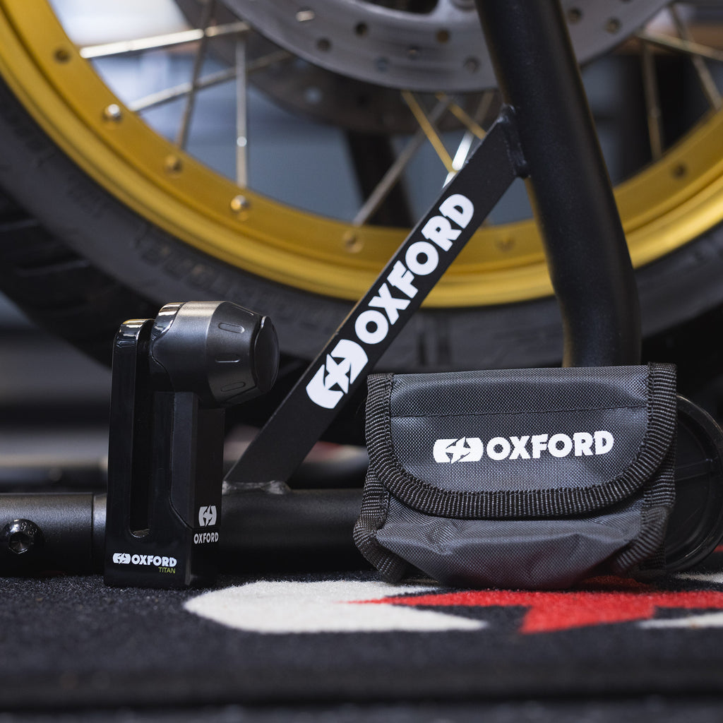 Oxford Titan 10mm Pin Disc Lock Black