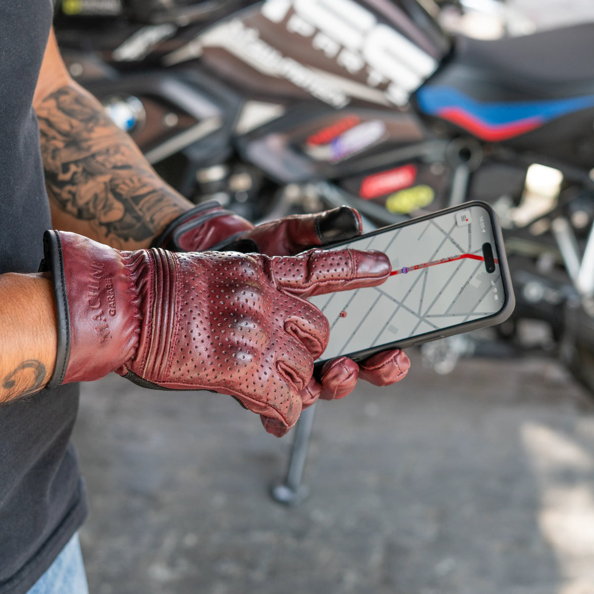 Guantes Ruta 40 Woman Chili – Machine Garage — vista 5