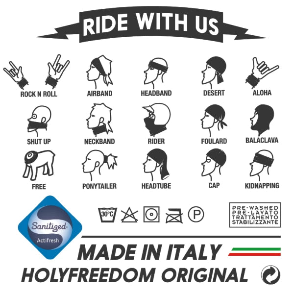 Holyfreedom Multi Function Tubular – Yokai — vista 4