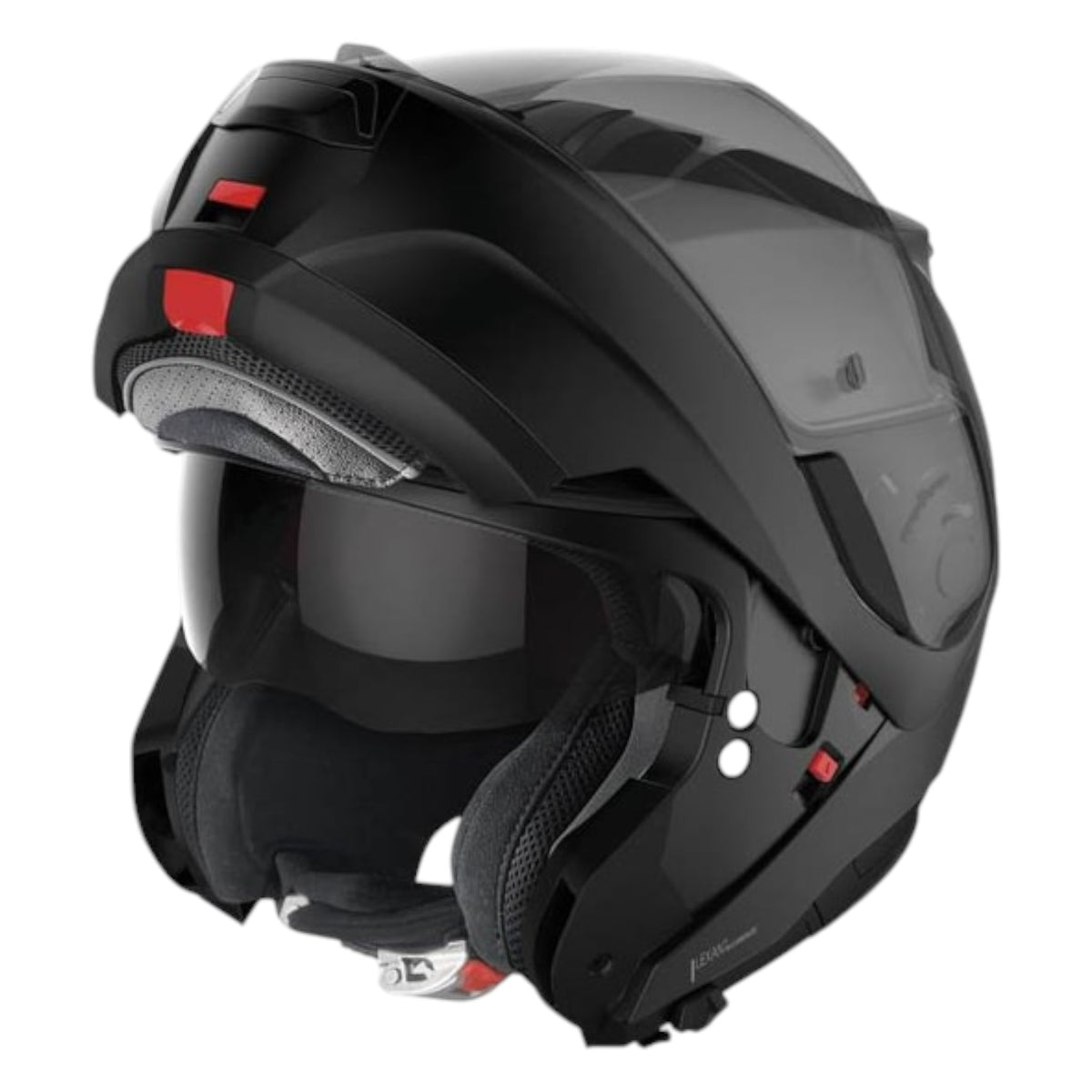 Nolan N100-6 CLASSIC 301 Flat Black — vista 2