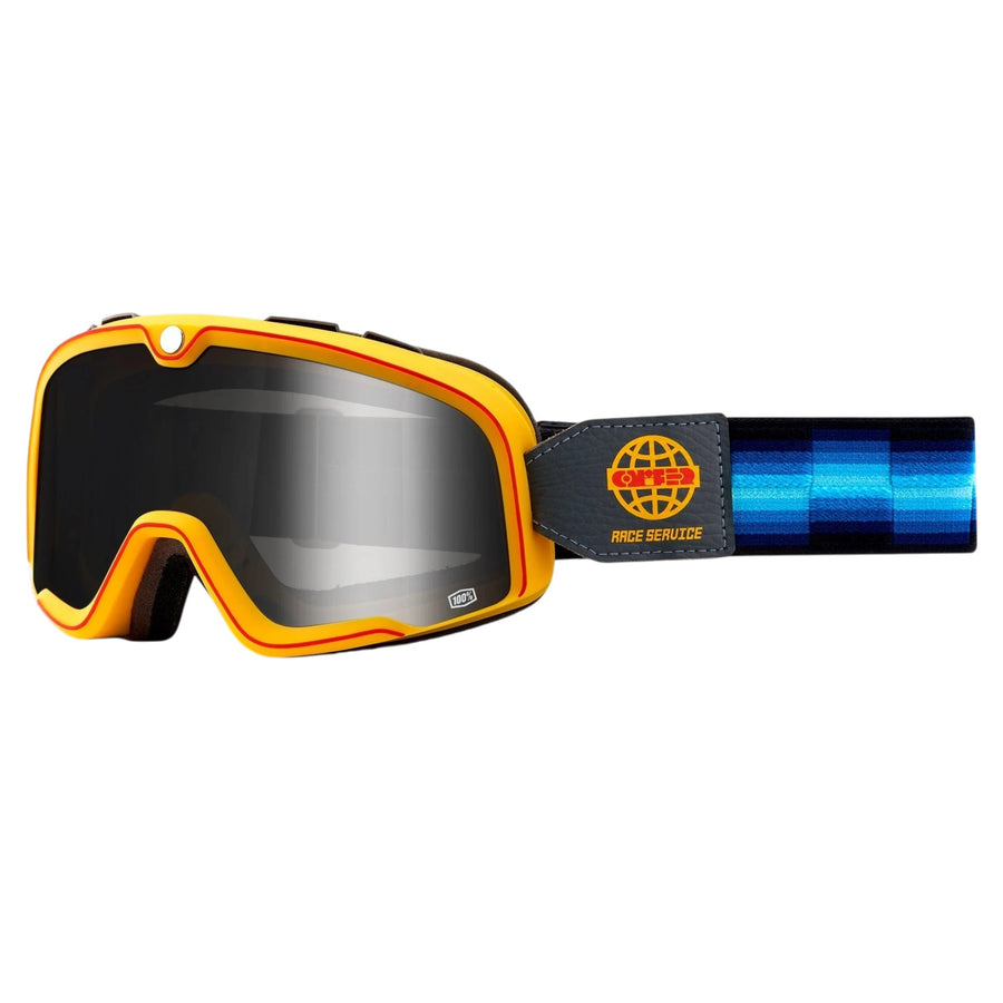 Goggles 100% Barstow Race Service – Mirror Silver Lens