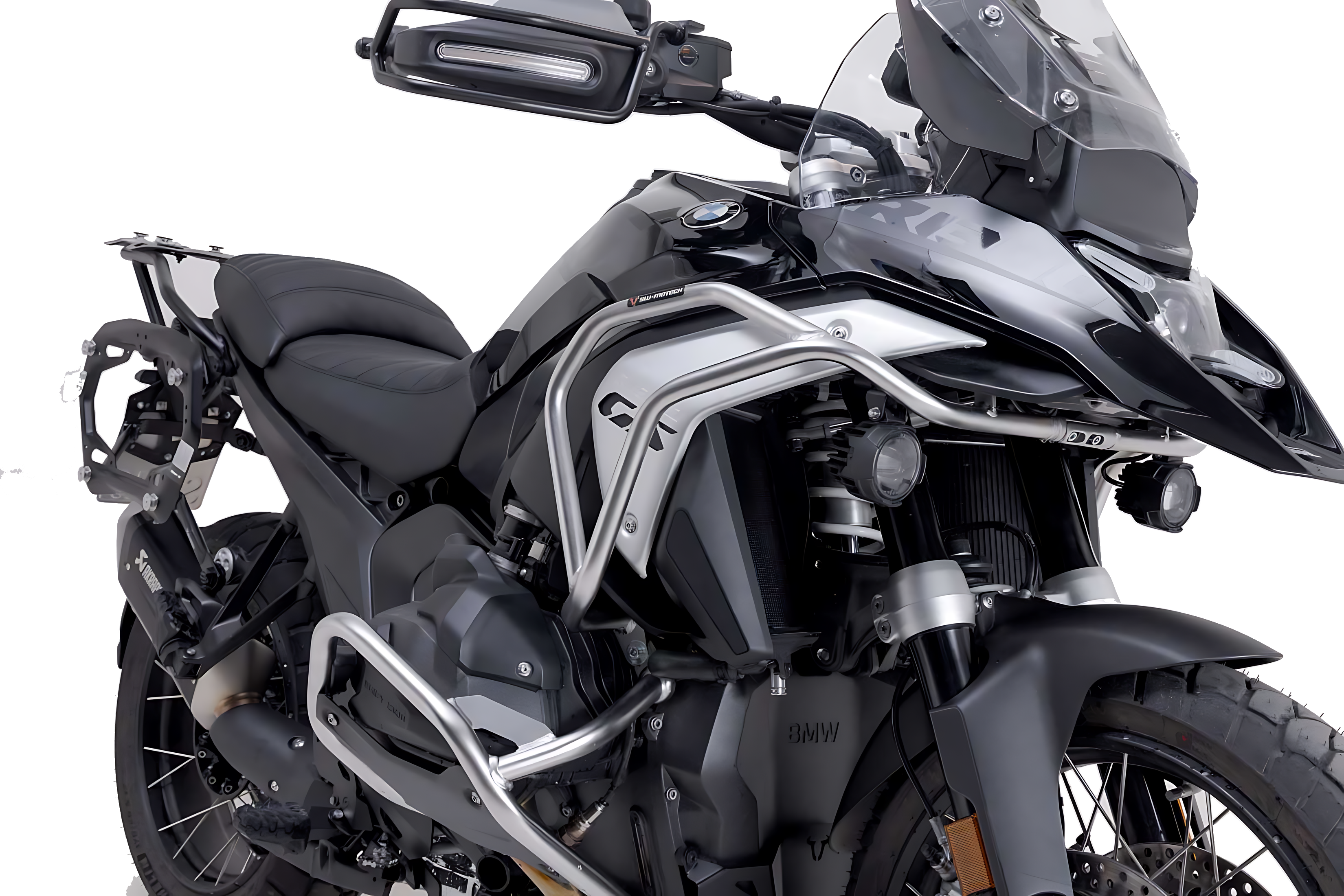 Protecciones superiores de motor Acero inoxidable. BMW R 1300 GS (23-). OEM SBL.