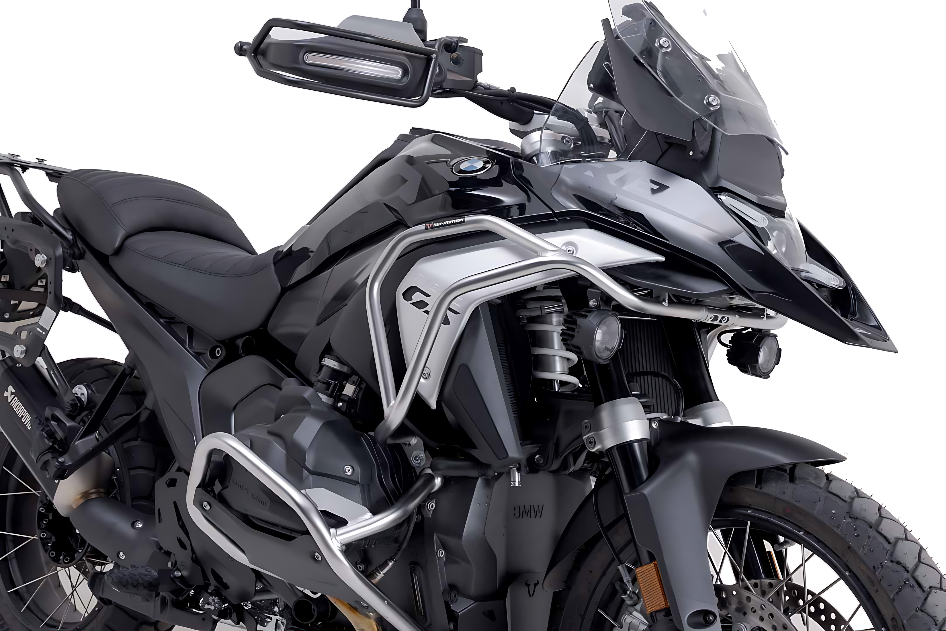 Protecciones superiores de motor Acero inoxidable. BMW R 1300 GS (23-). OEM SBL.
