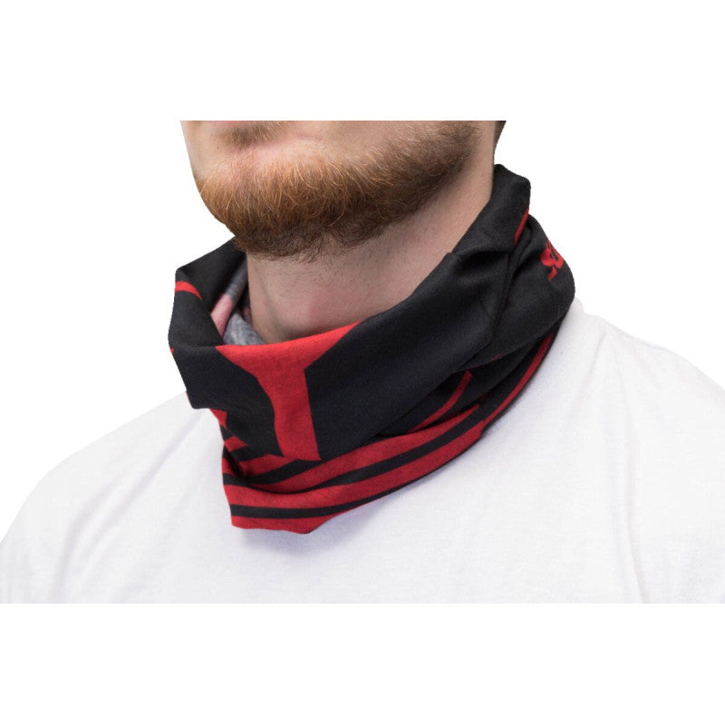 SW Motech Bandana Negro/Rojo. Sin costuras