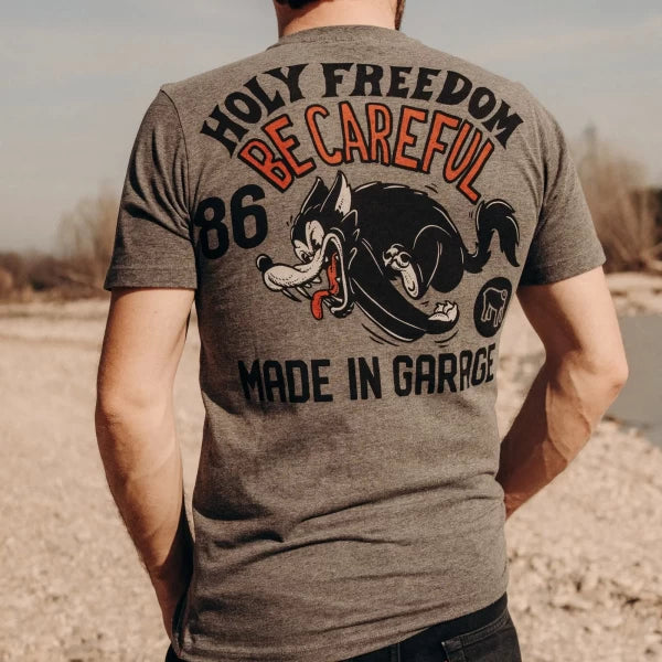 Holyfreedom Be Careful T-Shirt — vista 3