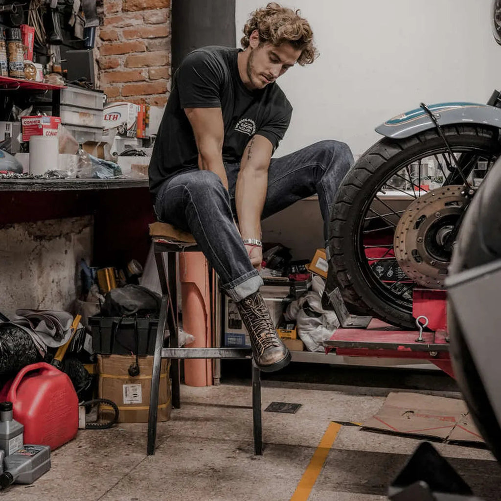 Tenis para moto Goose Umberto Luce