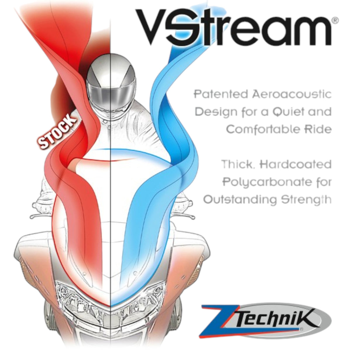 Parabrisas VStream® Z2502 Touring para BMW® R1300GS/GSA de ZTechnik — vista 3