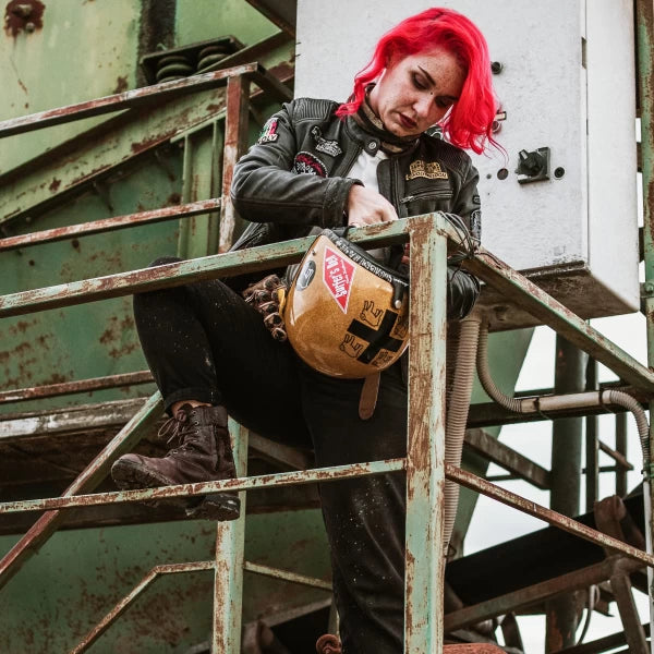HolyFreedom Woman Leather Black Jacket