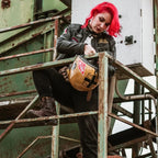 HolyFreedom Woman Leather Black Jacket