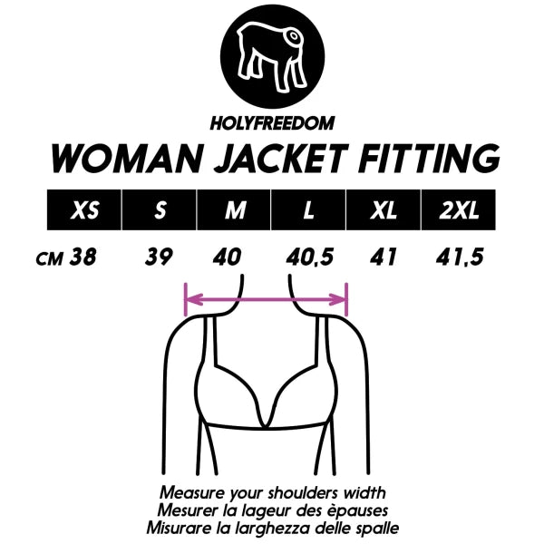 HolyFreedom Woman Leather Black Jacket