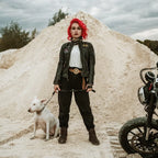 HolyFreedom Woman Leather Black Jacket