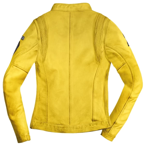HolyFreedom Woman Leather Yellow Jacket